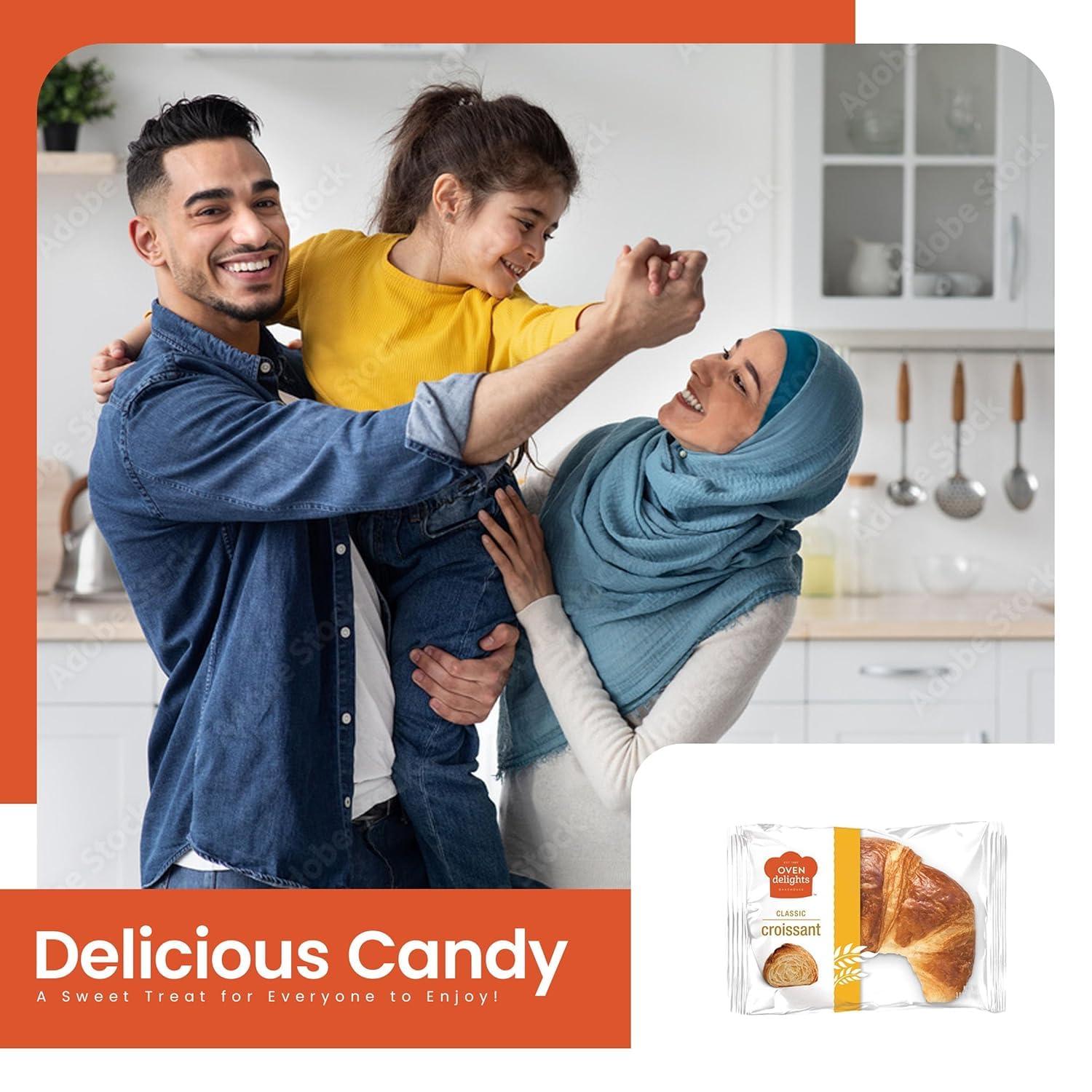 Classic Croissant - Delicious Original Croissant Rolls - Individually Wrapped - Caramel - Fresh Breakfast Morning - Pack of 12-85g 2.9oz