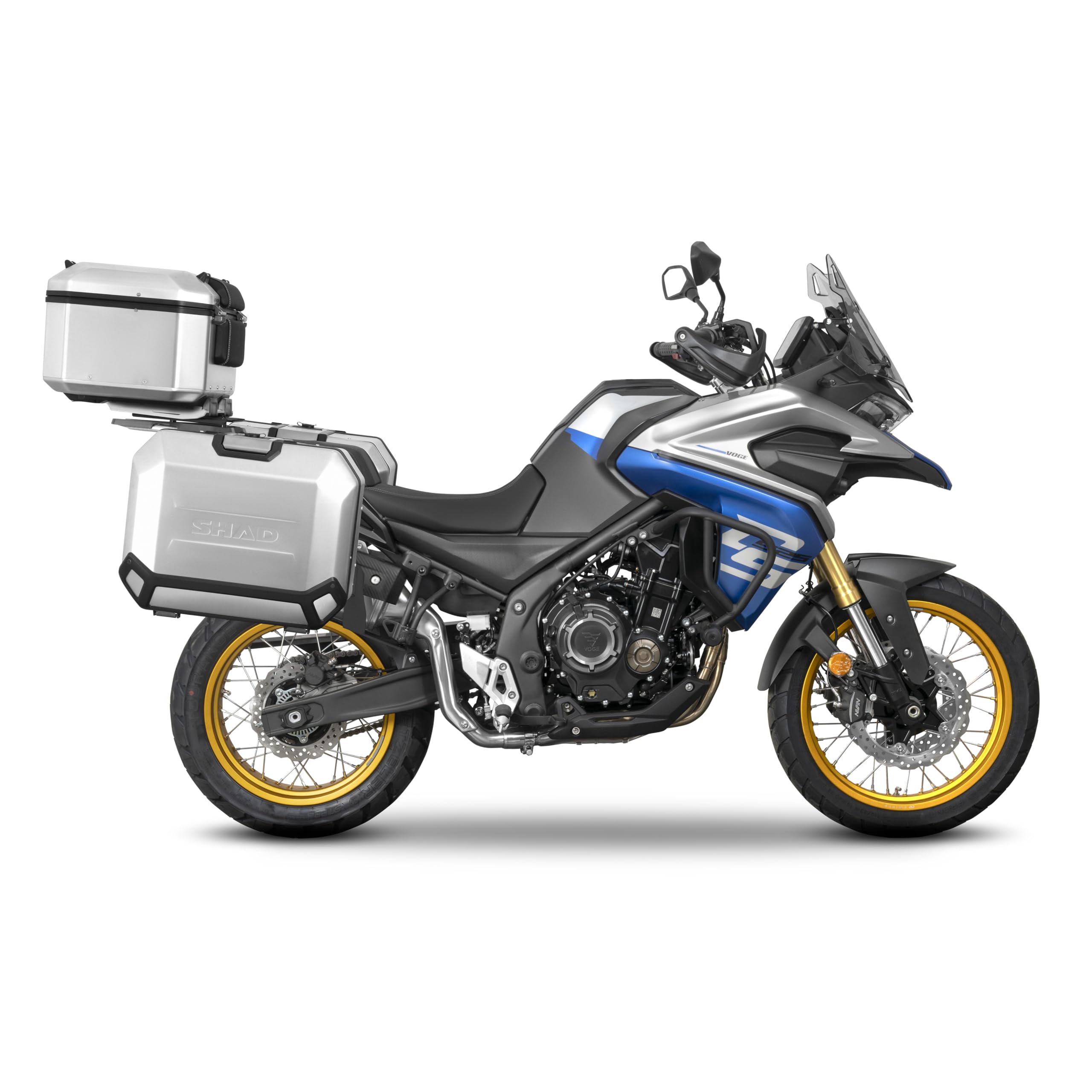 SHAD V0DS53ST - Puerta de Equipaje Trasera para Moto, Color Negro