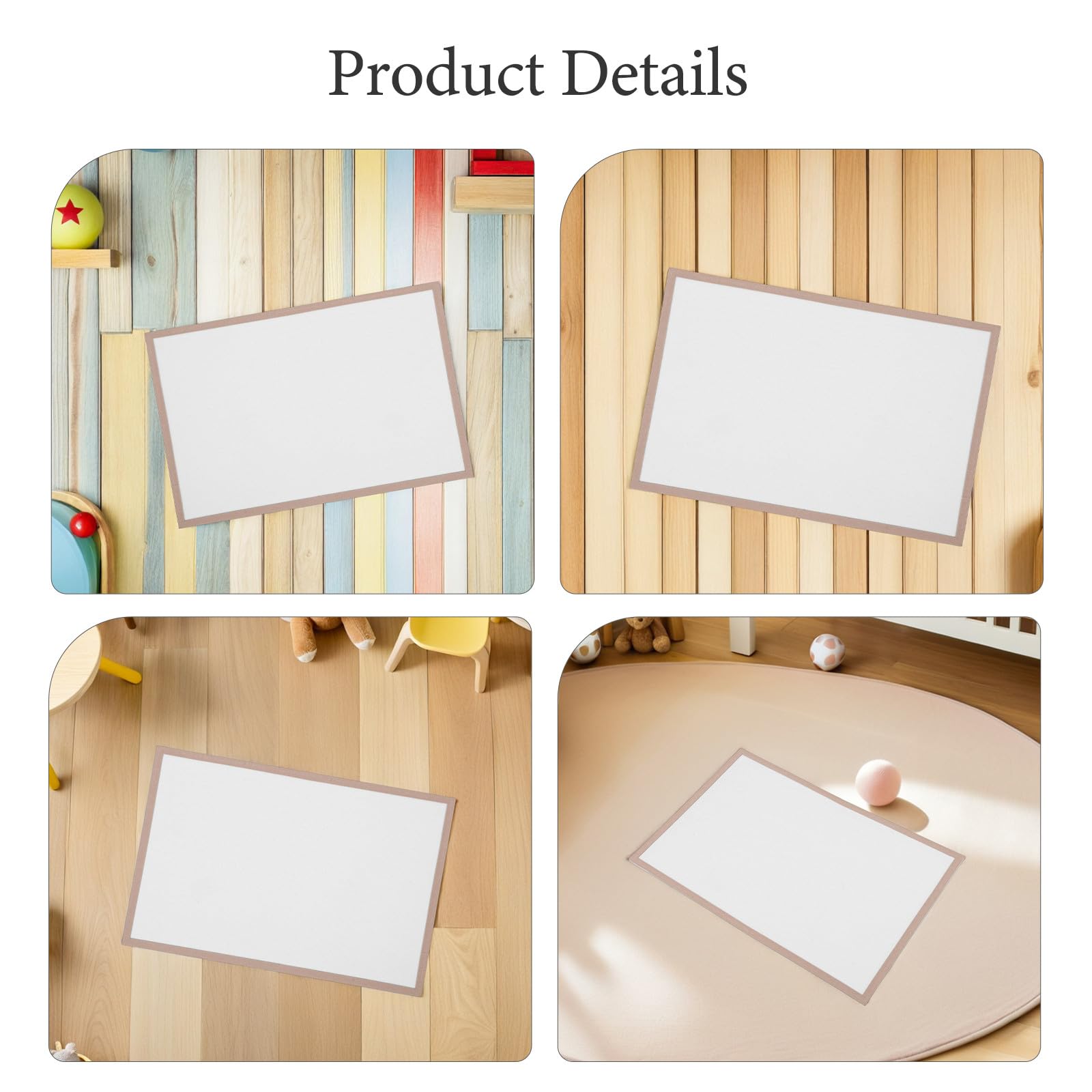 3-teiliges faltbares Puzzlespiel-Set – rutschfeste Puzzlematte für Kleinkinder und Kinder – Faltbare Spielmatte für Puzzle-Fans und Familienspieleabende