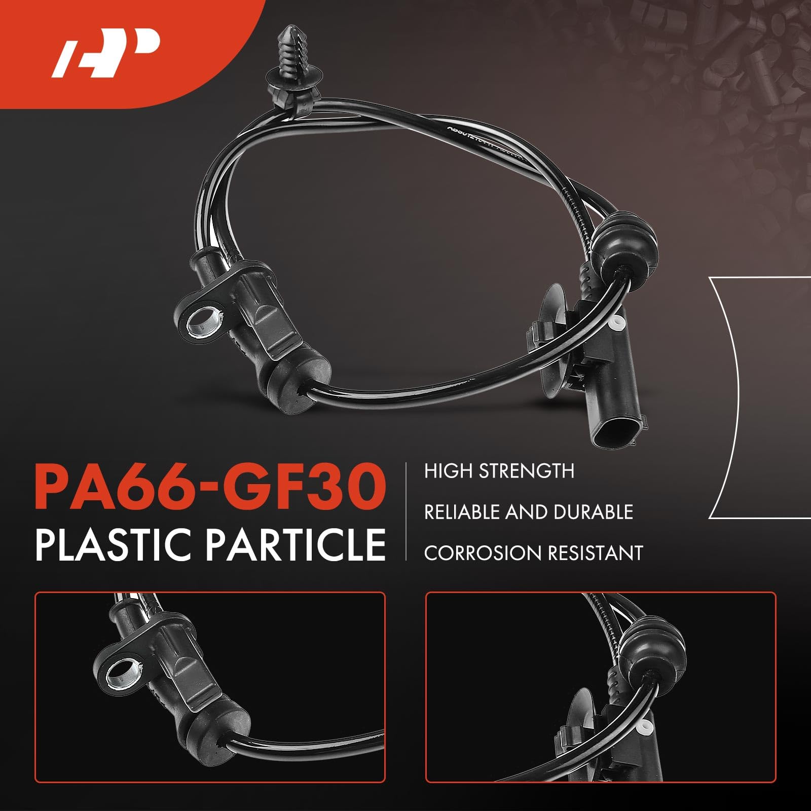 INFINAUTO ABS Sensor - Raddrehzahlsensor Hinten Für Dodge Dart 2013, OE 68082090AC