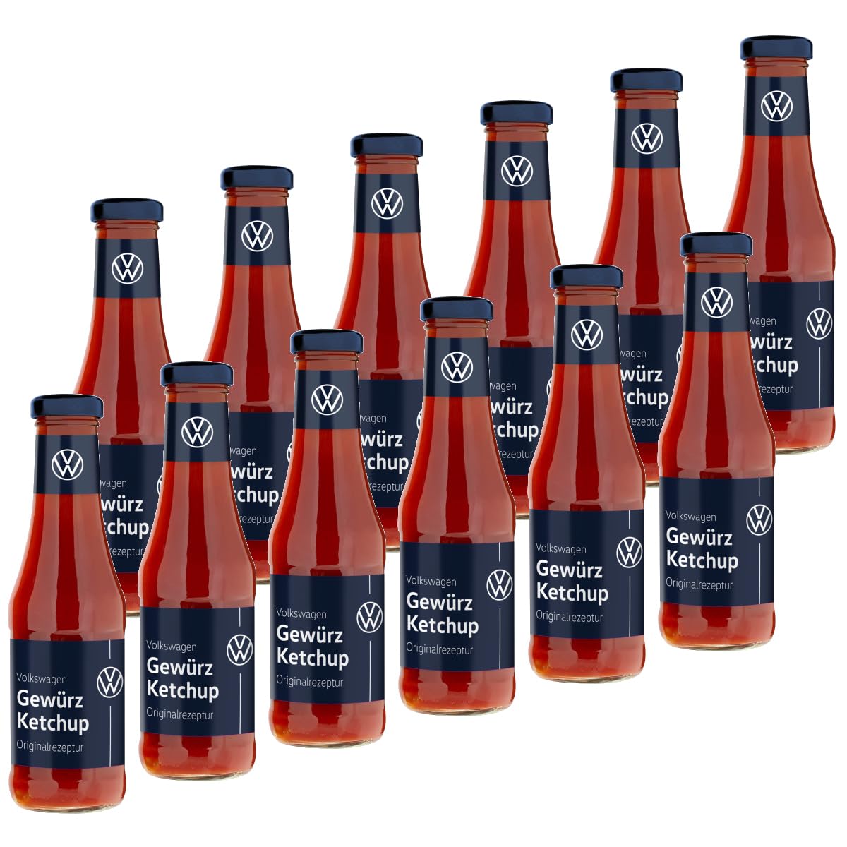 VW Gewürz Ketchup 500ml Flasche, 12er SET