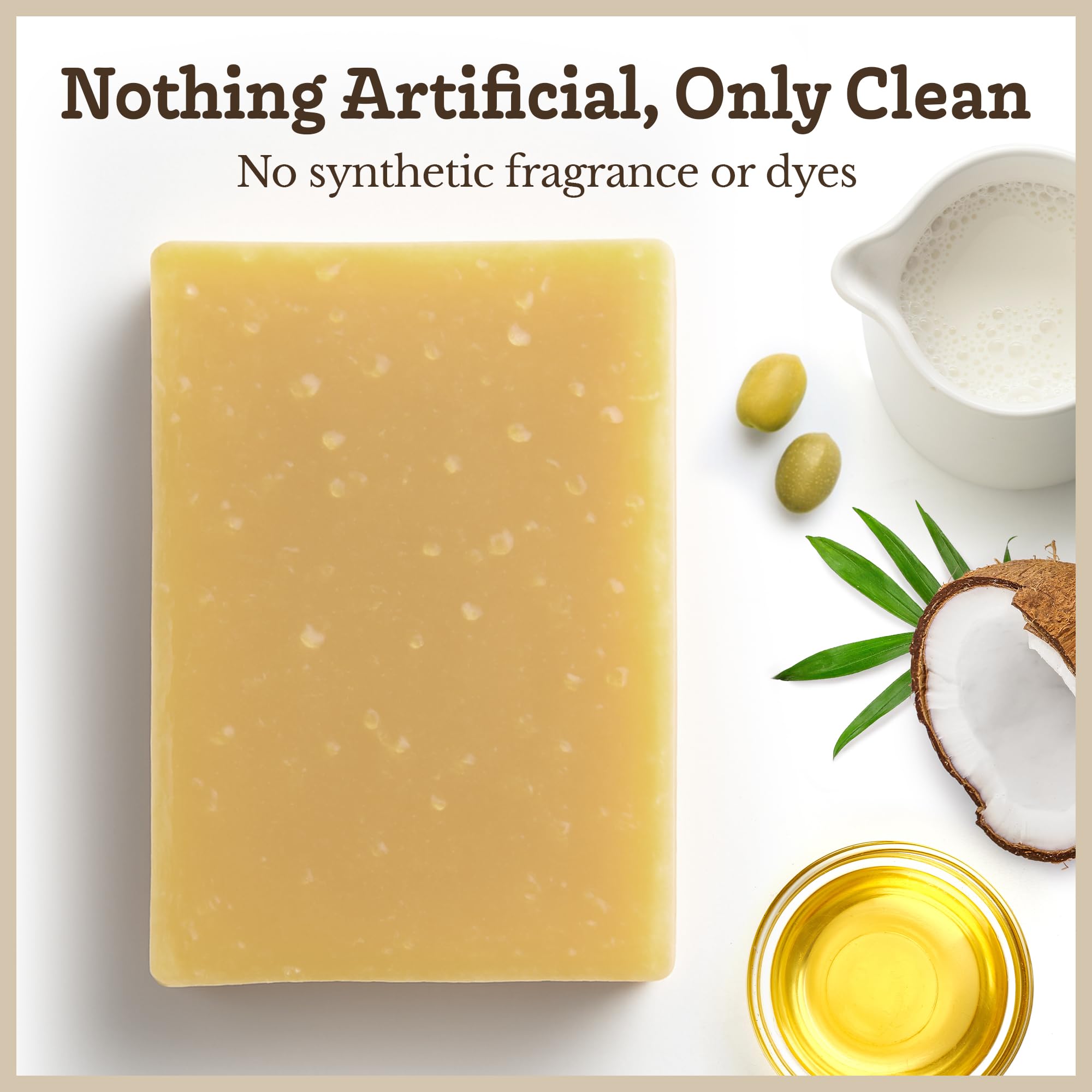 Southern Natural Handmade Soap Bars for Face and Body