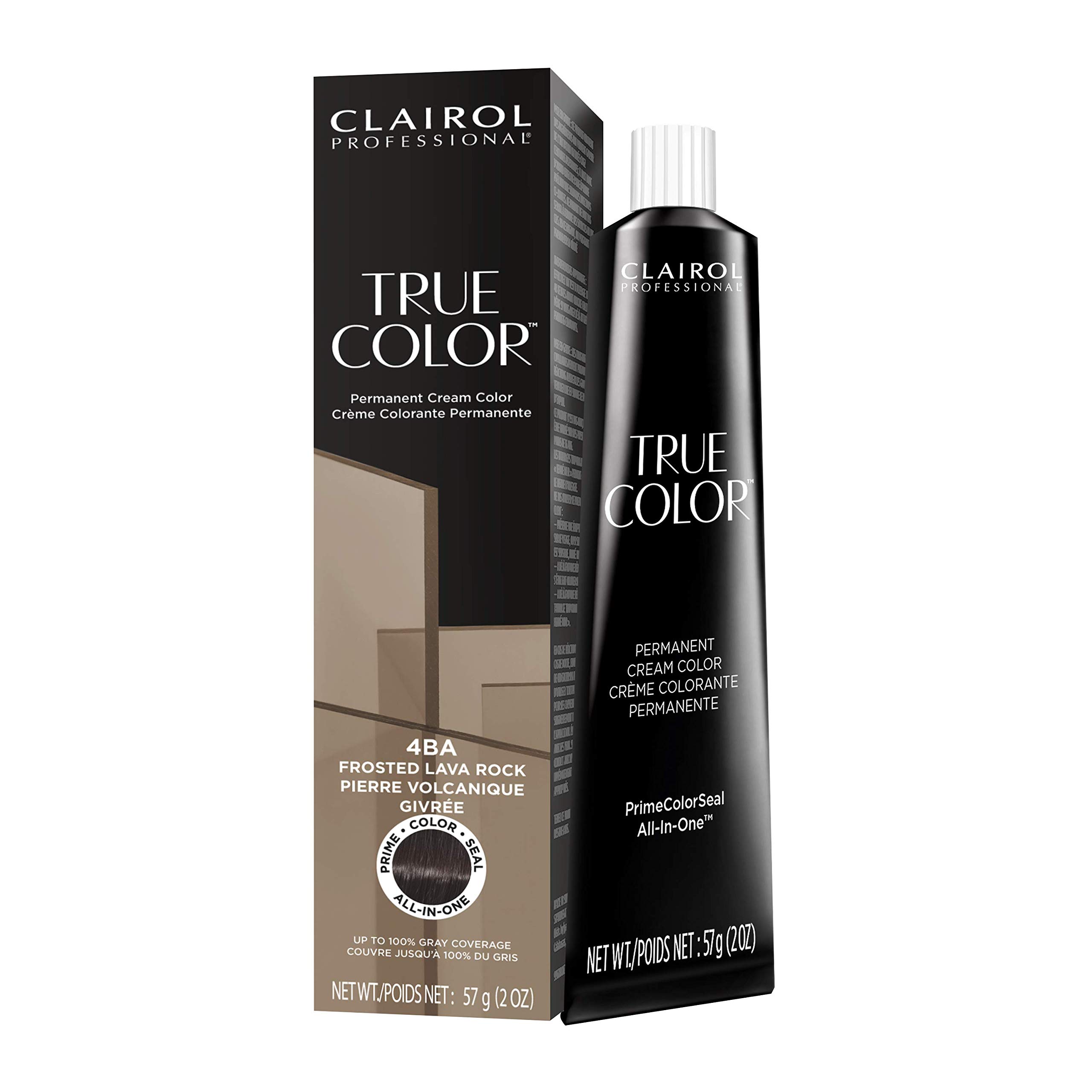 Clairol Professional TRUE COLOR Permanent Cream Color 4BA Frosted Lava Rock