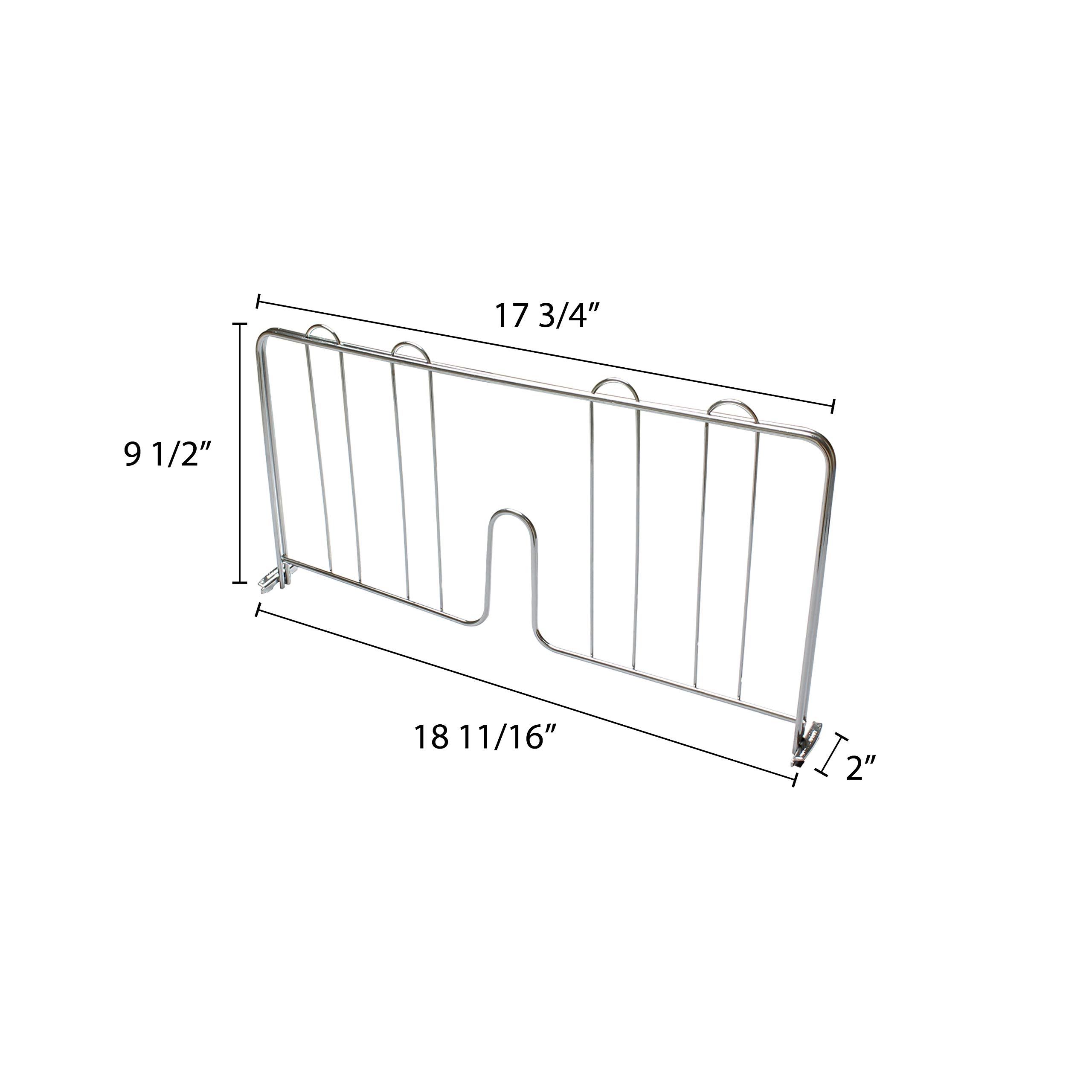 Excellante Pressure-Fit Shelf Divider, 18
