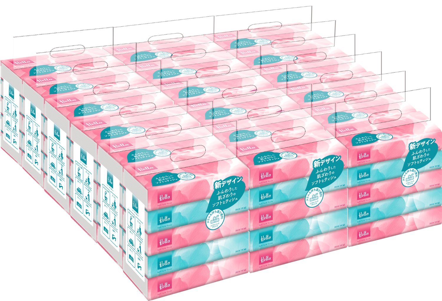 開封済みティッシュ Amazon.co.jp: 【箱売り】ハロー ソフトパックティッシュ 2枚組