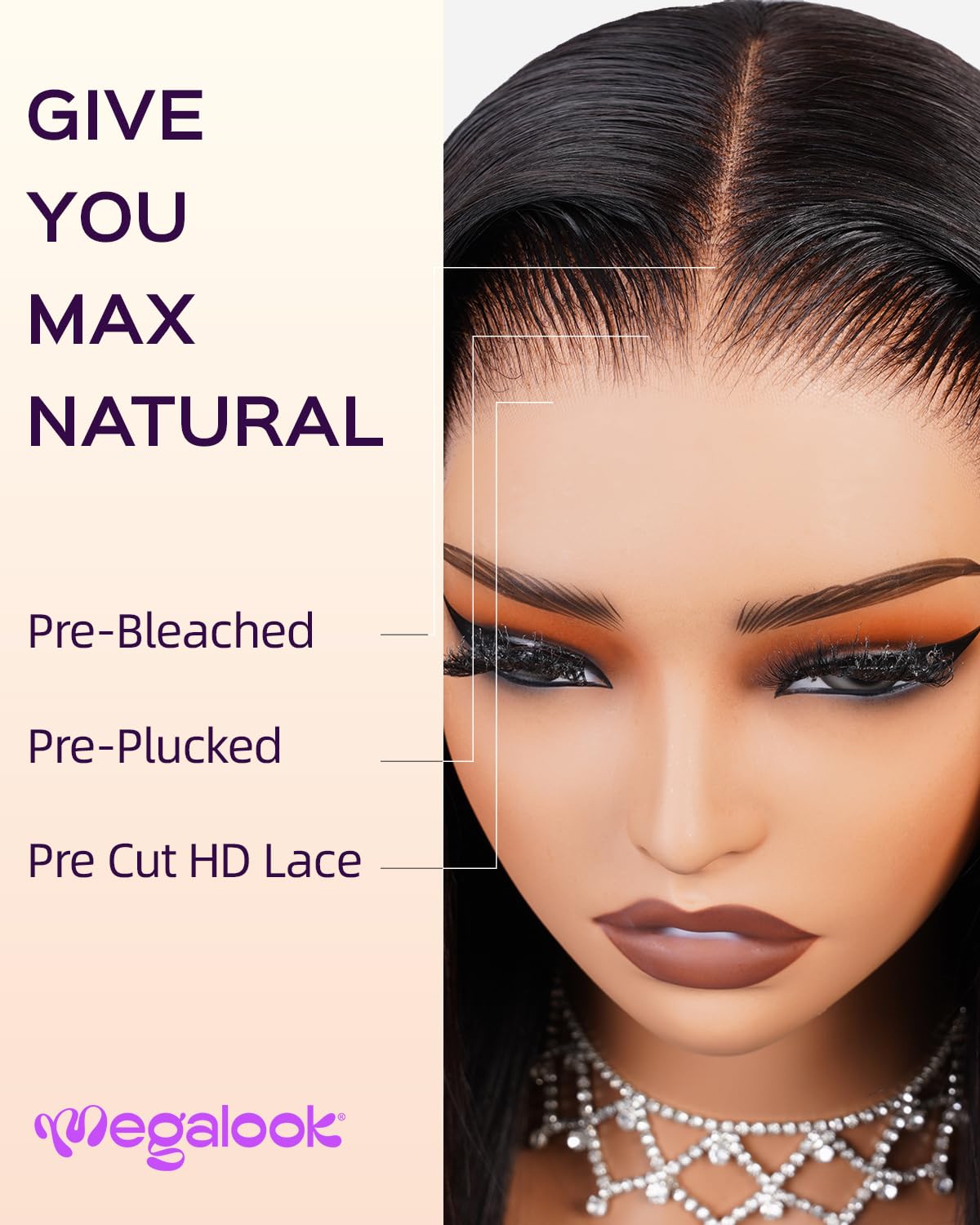 Perruque Naturelle 5x6 Pre Cut Lace Front Wigs Bleached Tiny Knots 16 Inch