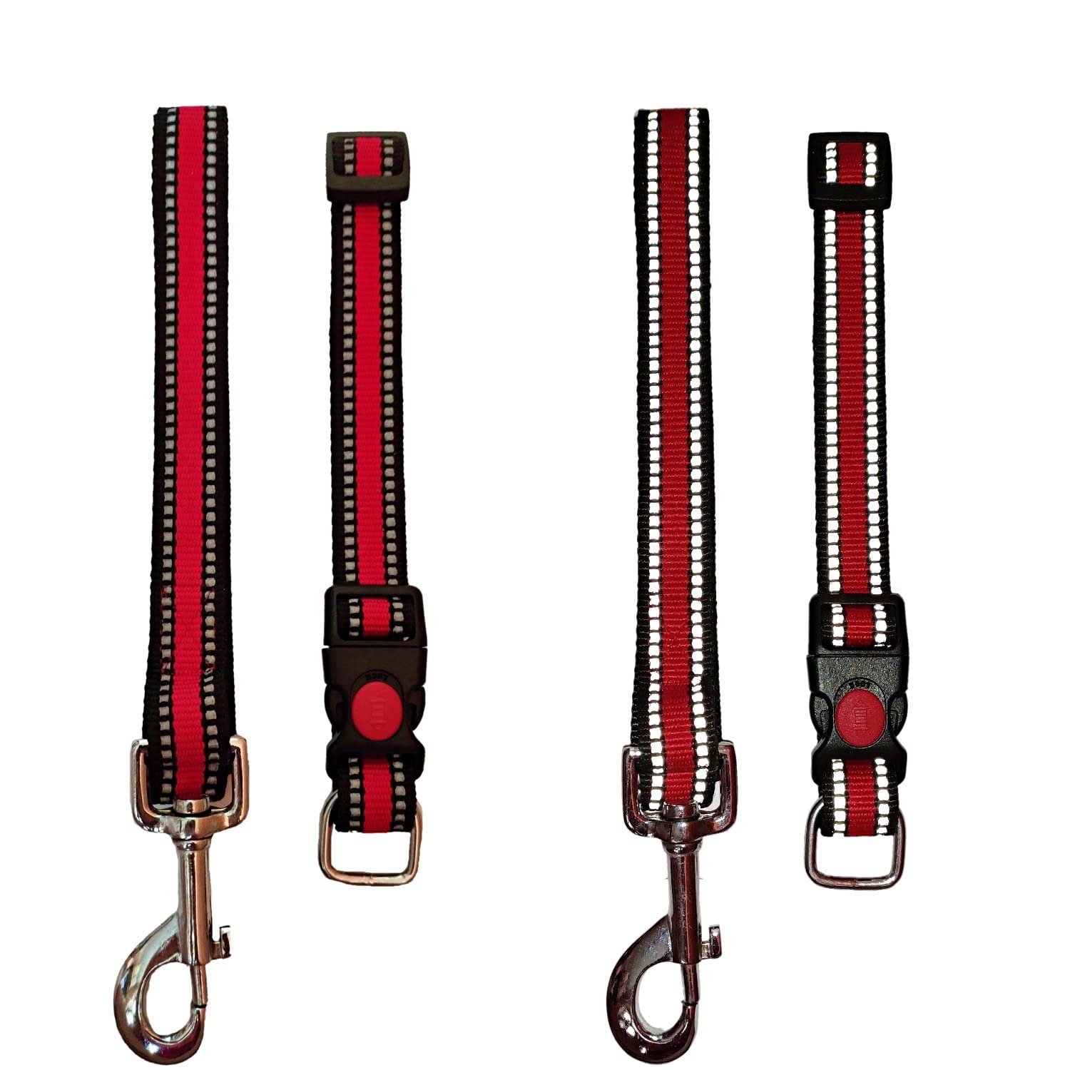 The Pets Company Nylon Light Reflecting Leash and Collar Set for Small & Medium Dogs, 48 Inches, Orange (B07YB3L8BM) Amazon Price History, Amazon Price Tracker