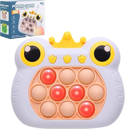 Miniatura 1 de Anpole Juguete de empuje rápido, consola de juegos de mano, máquina de consola de juegos para niños de 6 a 12 años, juguetes sensoriales para niños