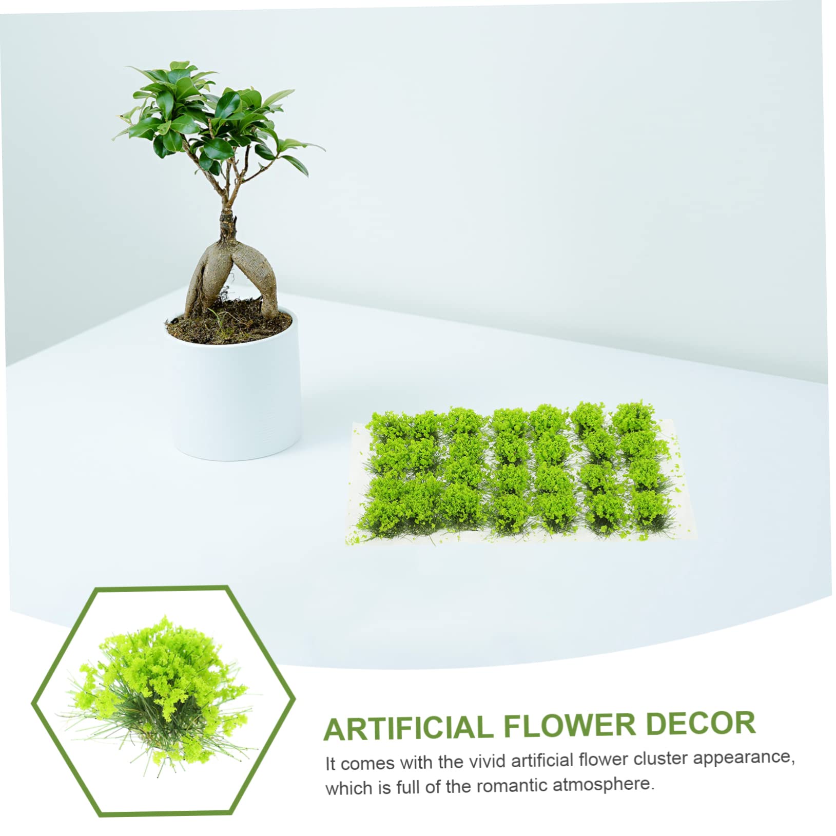 Sosoport Faux Flower Cluster Decor Decorazione Artificiali Realistici Per e Accessorio Versatile Per e Vividità Naturale e Design