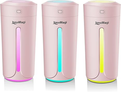 Amazon Co Jp アロマ 加湿器 ディフューザー加湿器 アロマライト ムードランプ 超音波式 230ml 卓上おしゃれ コンパクト スチーム式 七色led Usb潤い 省エネ 静音携帯式 空焚き防止機能搭載時間設定 健康介護 車載 部屋 会社 ピンク ホーム キッチン