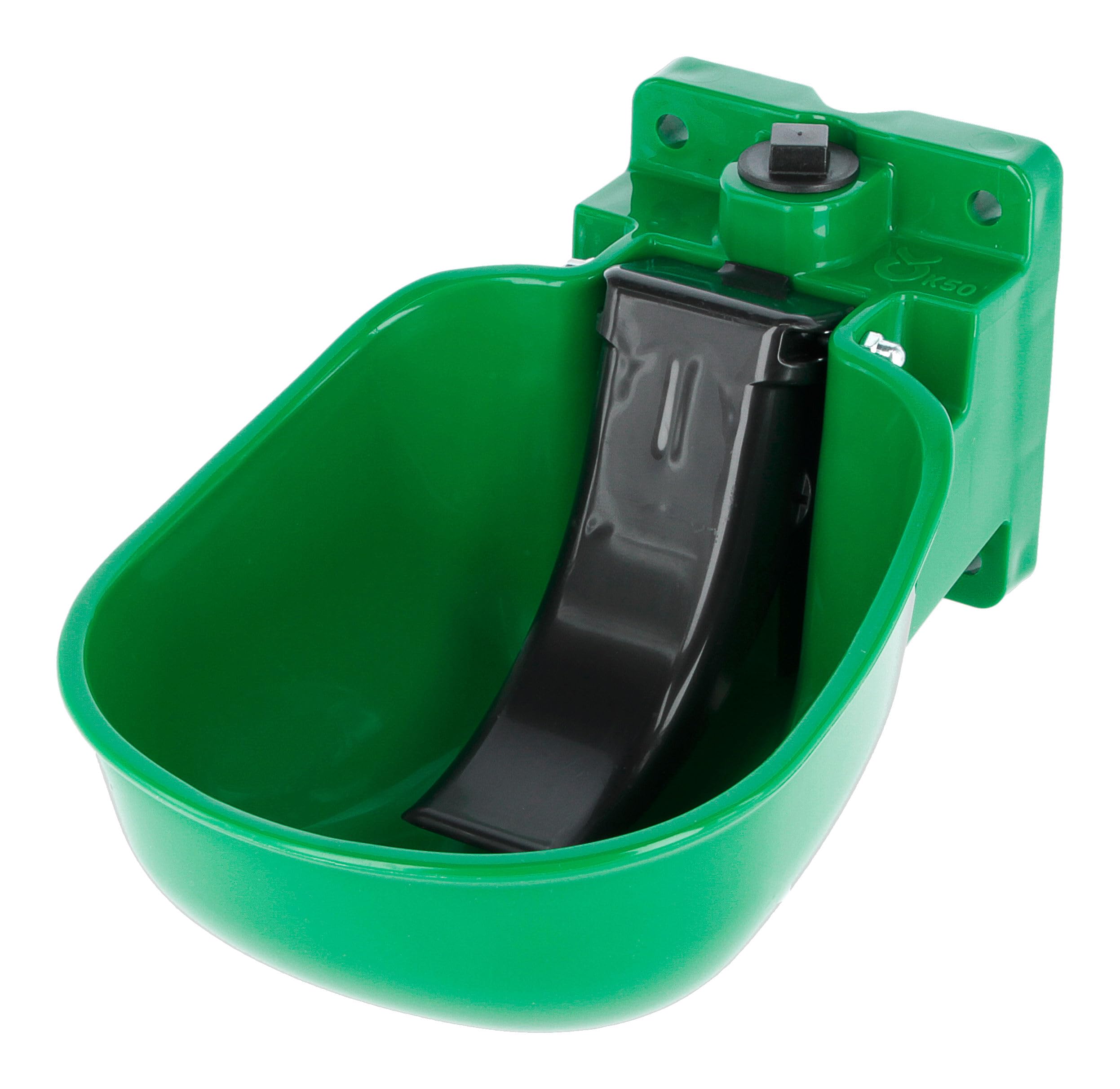 Kerbl K50 225031 Plastic Drinking Bowl Green Livestock Drinking Trough Plastic Drinking Trough