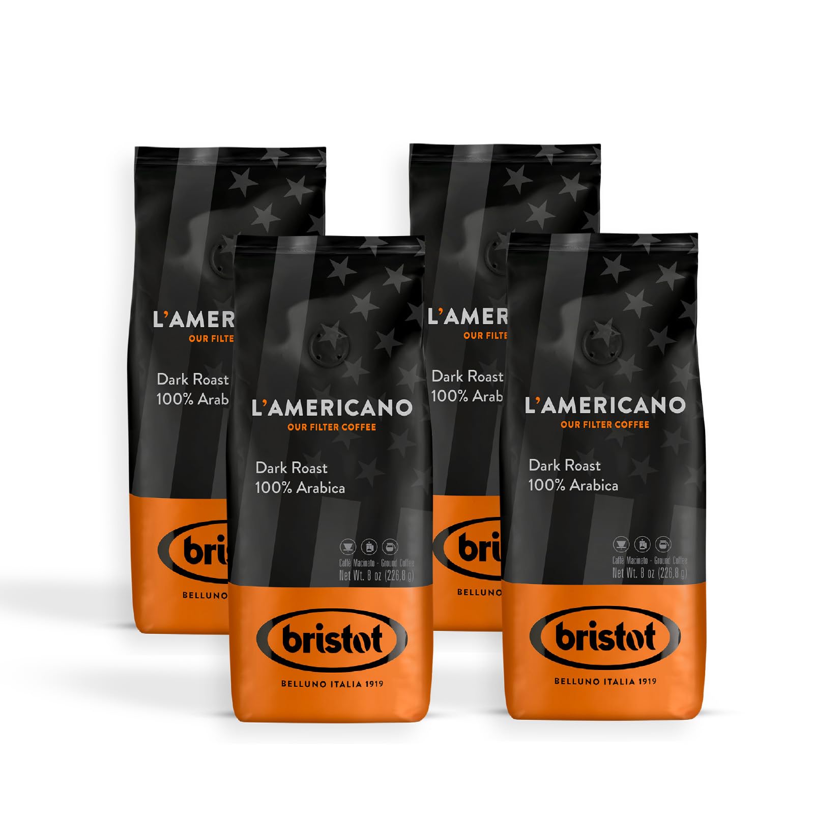 L'Americano Dark Roast - Miscela per Caffè Americano Dal Brasile E
