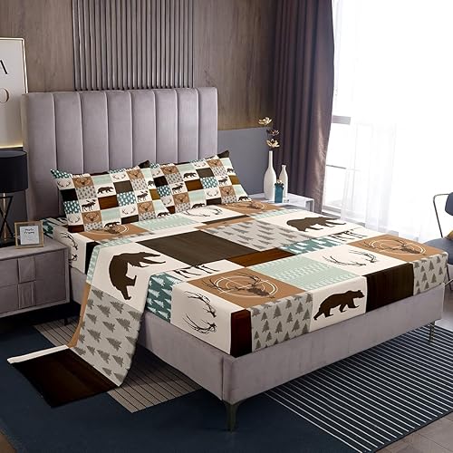 Miniatura 8 de Castle Fairy Juego de sábanas con temática de Halloween, tamaño King, con estampado de animales de murciélagos negros, sábana bajera con bolsillo