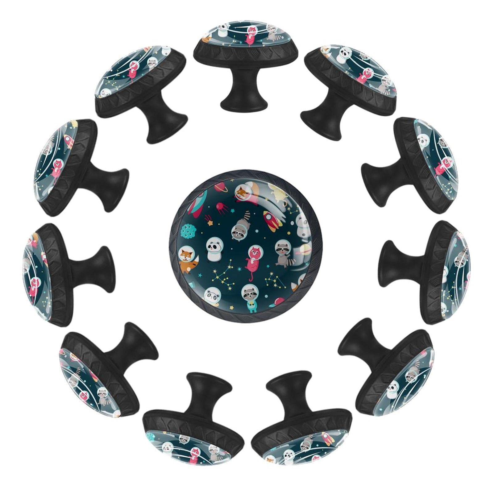 Boutons de tiroir 35mm panda astronaute pour réparer et relooker une commode