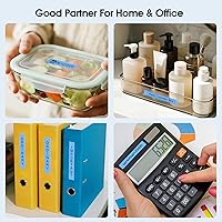 Vista 46 de BOYEEZON Paquete de 2 cintas para etiquetadoras TZe-131 de 0.472 in 0.47 laminadas transparentes, compatibles con Brother P Touch TZe-131 Negro