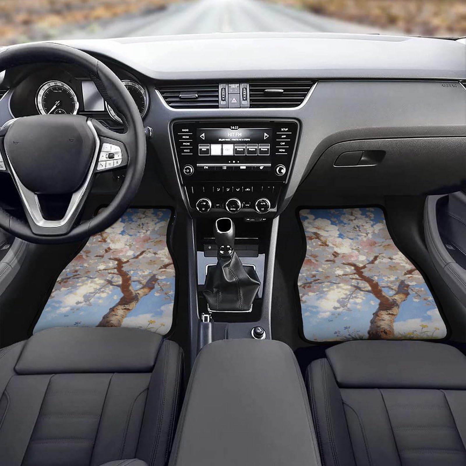 4 tappetini per auto, resistenti, antiscivolo, facili da pulire, adatti per la maggior parte delle auto, per tutte le stagioni, universali, adatti per SUV, berline e camion