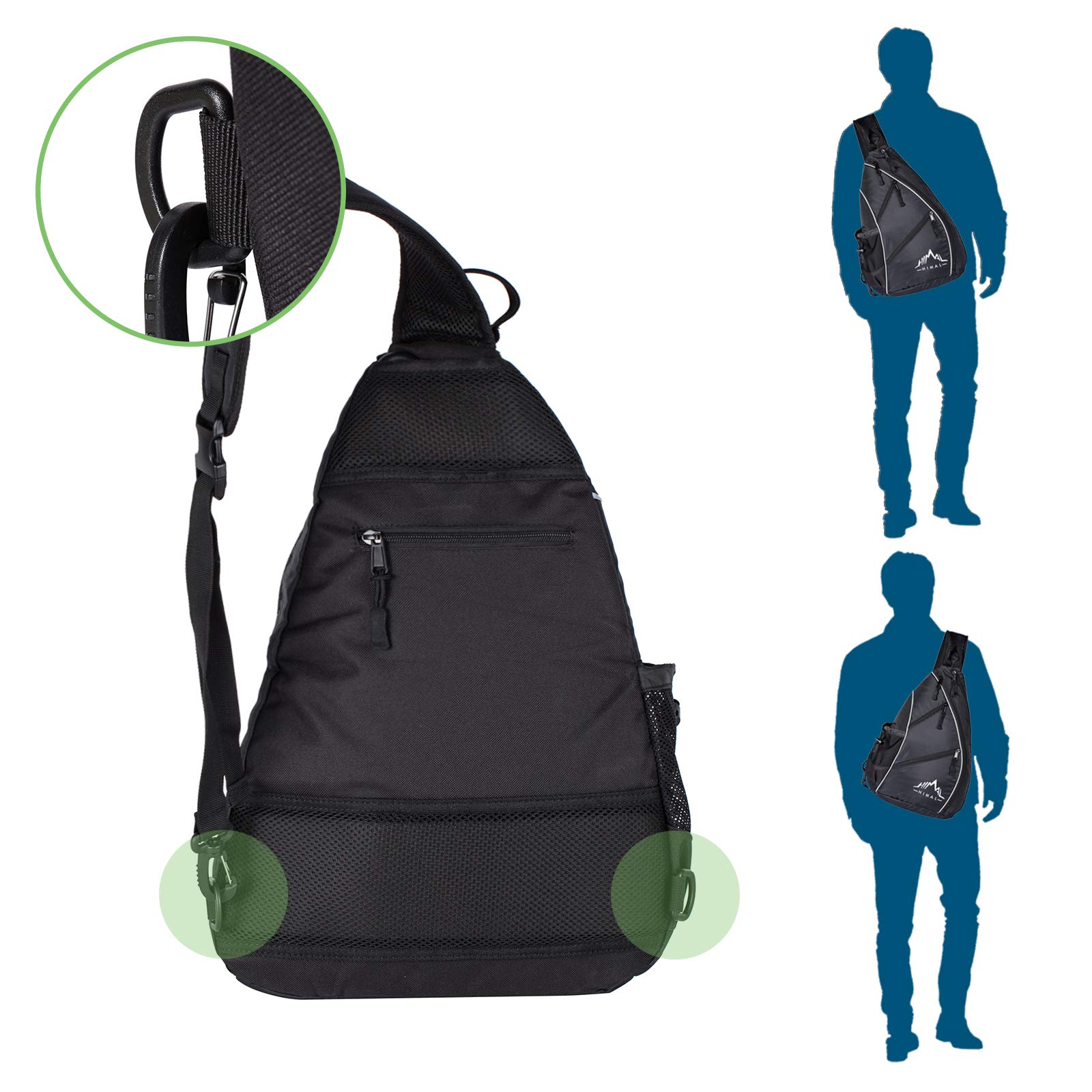 Himal Pickleball Bag Adjustable Pickleball,Tennis,Racketball Sling Bag