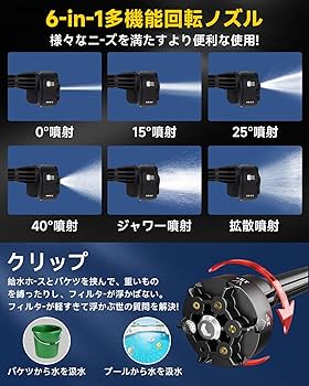Amazon.co.jp: 高圧洗浄機 コードレス 充電式【工場直販 2025新