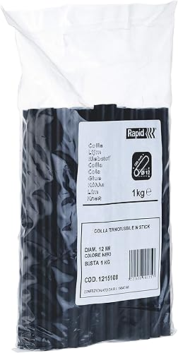 Rapid Barras de pegamento caliente negras para reparación de automóviles, diámetro 0.472 in, longitud 7.480 in, 2.2 lbs, PRO, 51215108