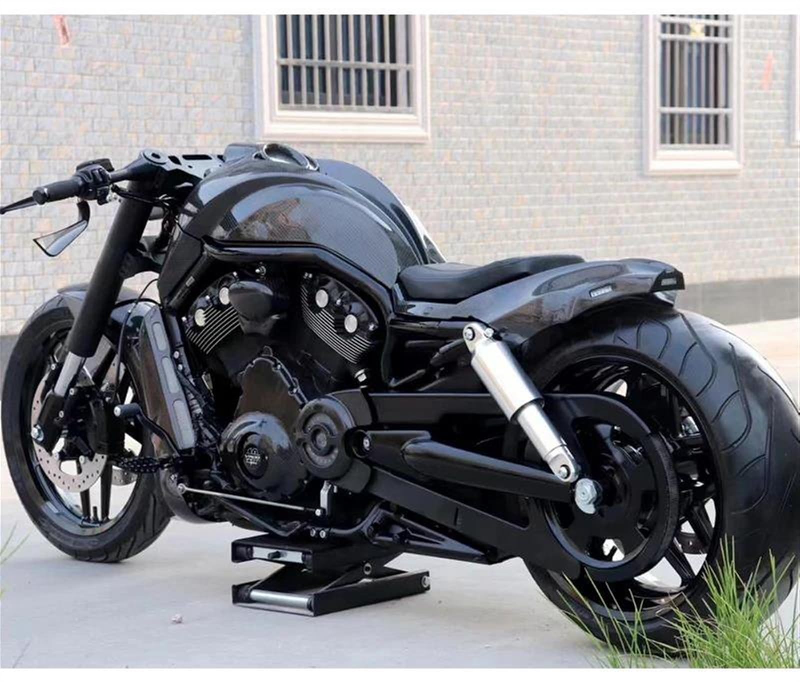 SYLXBM Carénage Phare Avant Court Moto Compatible V-Rod Night Rod Muscle 2012-2017