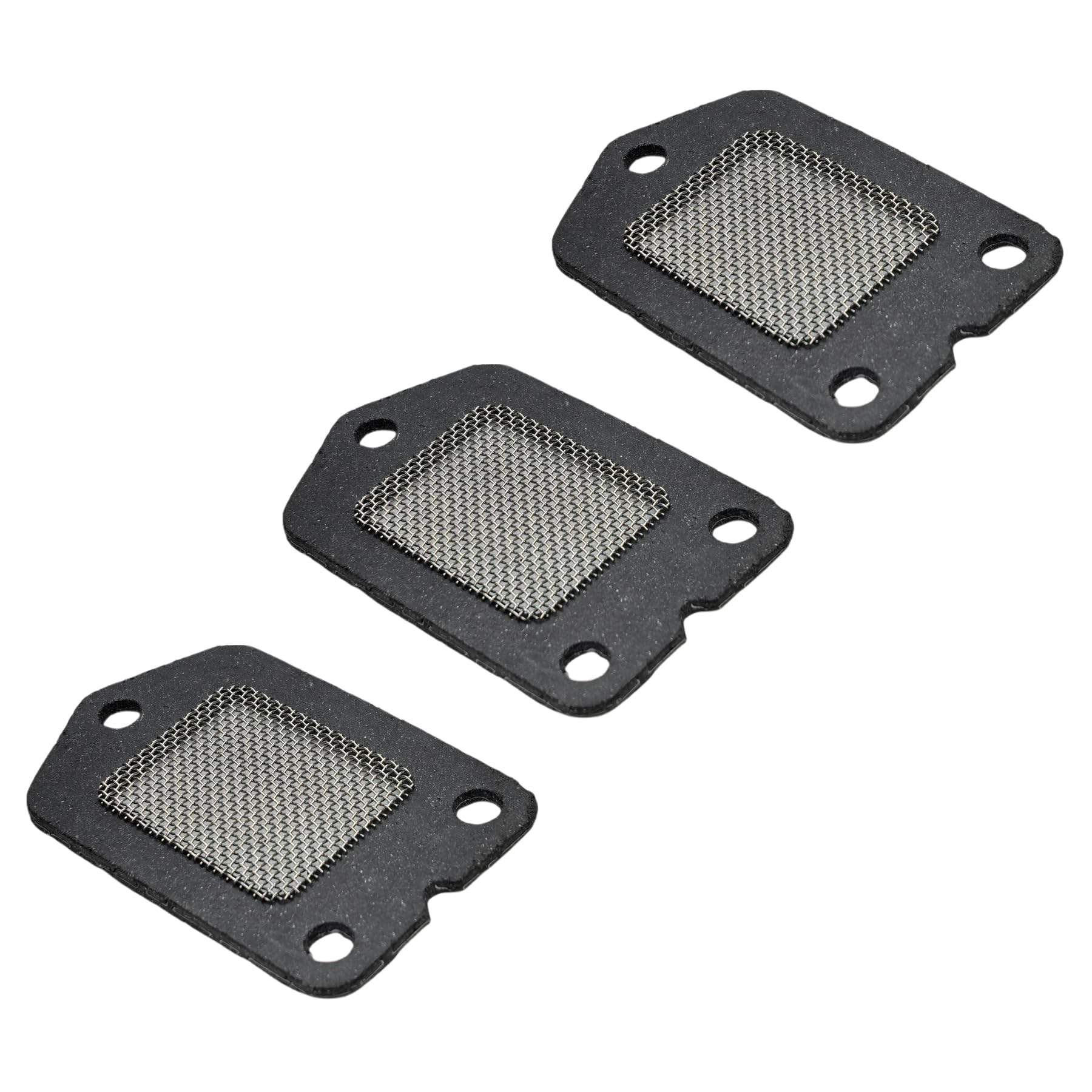 SRM-225 Spark Screen and Gasket Compatible with Echo 14586240630 Muffler Spark Arrestor Screen and 14586642031 Muffler Gasket (3 set)