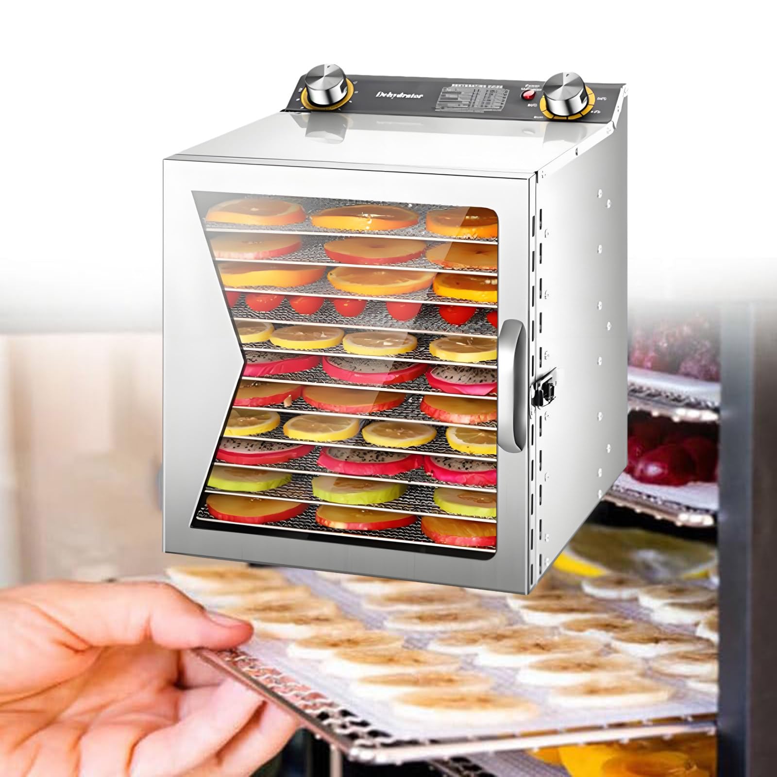 Wianqian Multicolor Food Dehydrator Machine, Food Dryer Machine And Dehydrator 12Layer