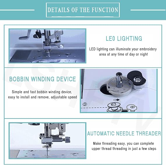 Electric Embroidery Machine with 4x4/4x9.2