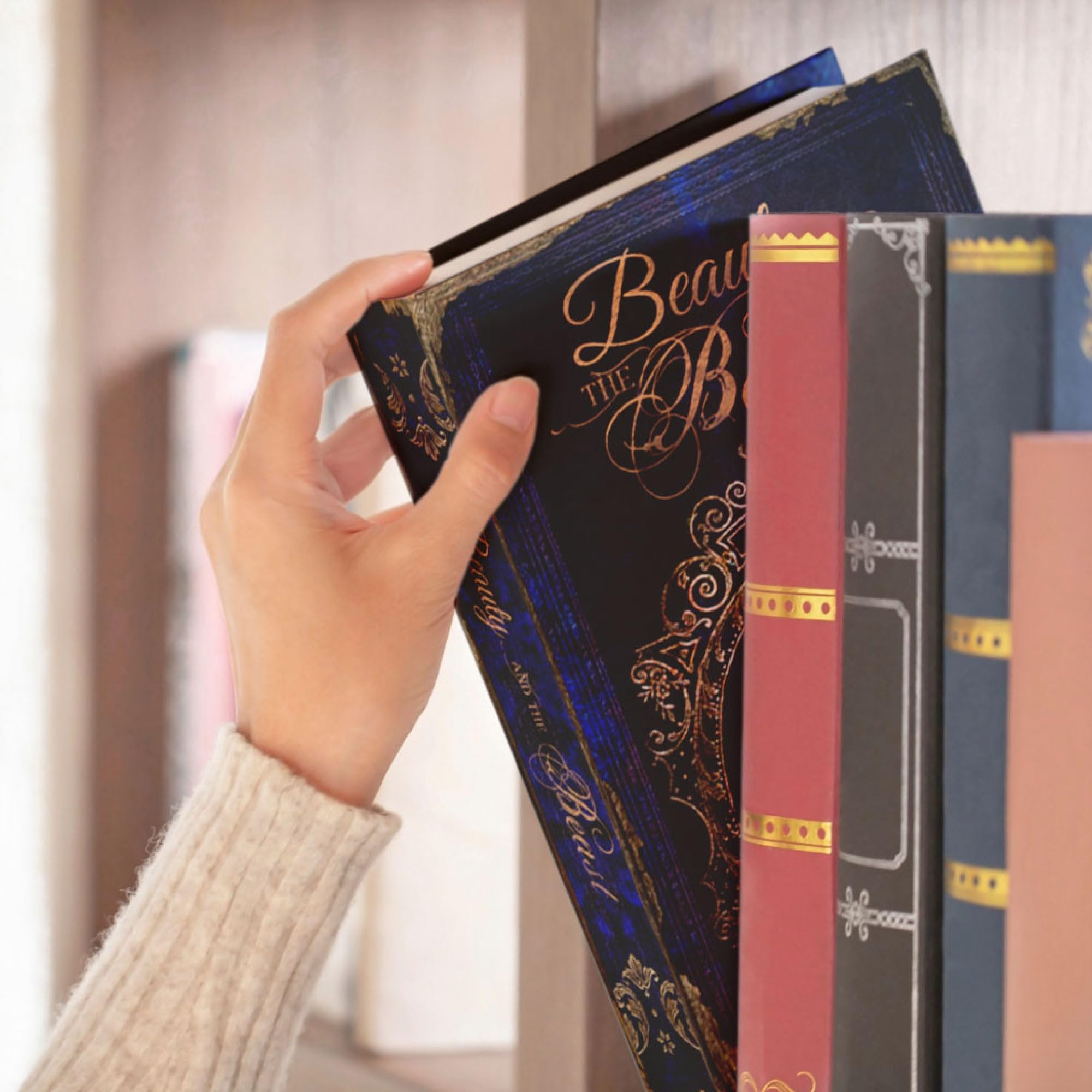 Fake Book Box - Small Safe Box with Key Lock - Hidden Safe in
