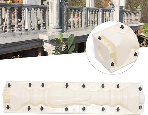 Miniatura 2 de TBVECHI Molde de barandillas de moldes de 27.6 in para decoración de jardín de yeso de cemento de cemento de hormigón