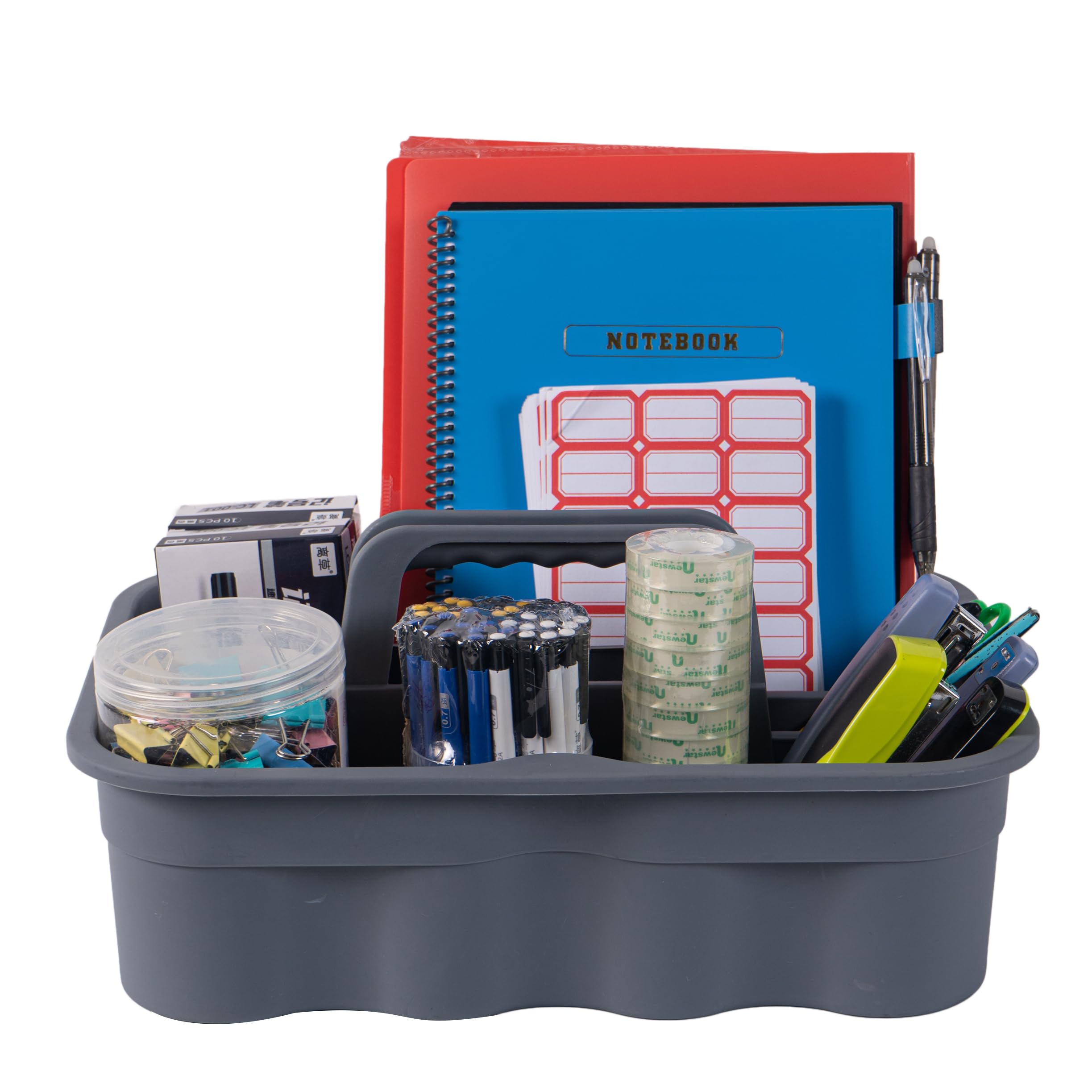 Handyman Caddy Tray Box Housekeeping Cleaners Tote Tray Basket With Handle Carry Grips - Under Sink Kitchen Storage Caddy For Cleaning Products Cleaners Carrier Tool Organiser (Pro 30cm X 30cm