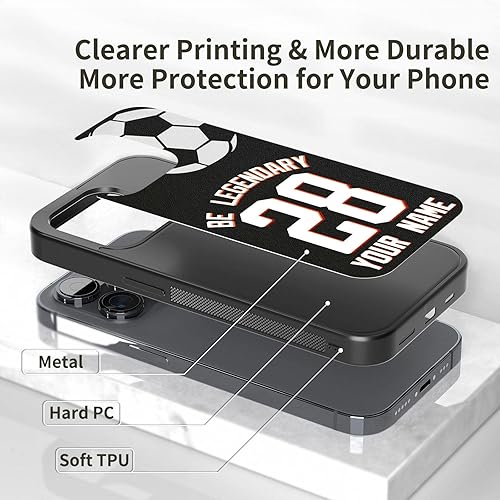 Miniatura 3 de Fundas de teléfono personalizadas con protección numérica colorida para iPhone 11 12 13 14 15 16 Pro Max Plus Mini X Xs Xr para Samsung A02 A10 A13