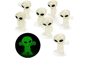 Glow in the Dark Alien Figurines for Kids