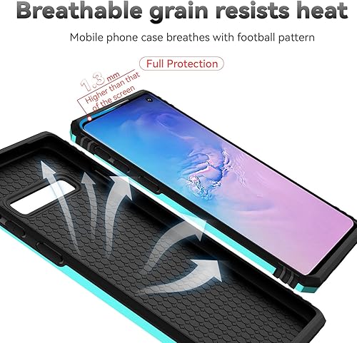 Miniatura 9 de Funda para Samsung Galaxy S10 Plus con cubierta para lente de cámara, protector de pantalla HD, resistente a caídas de grado militar, soporte de