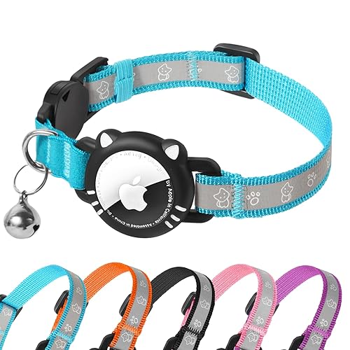 Airtag Cat Collar, Reflective Cat Collar with Apple Air Tag