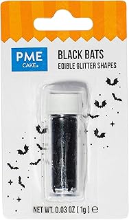 PME Halloween Edible Sprinkle Shapes – Bats (0.03 oz)