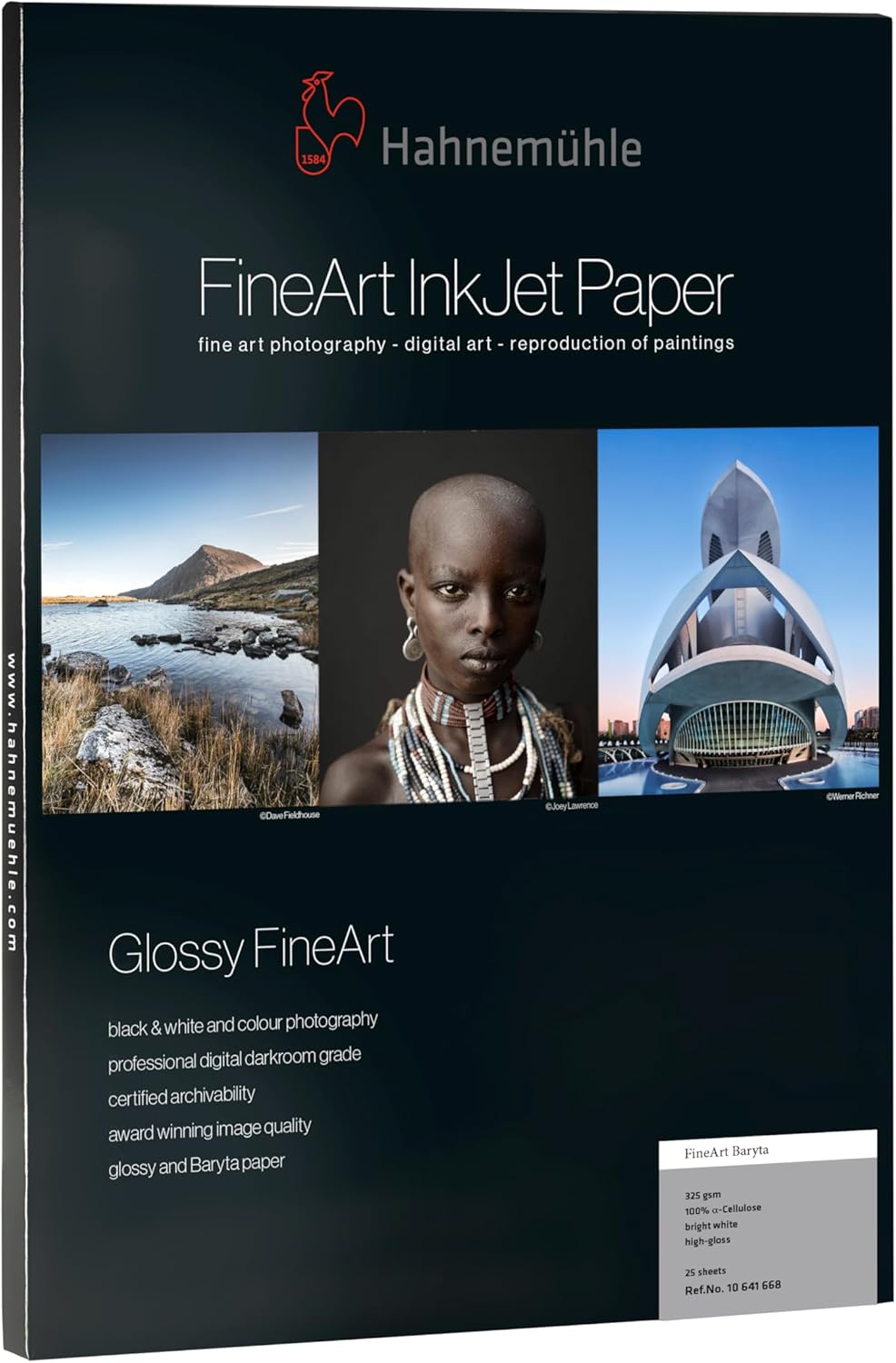 Hahnemühle Digital FineArt Baryta 10641671 Paper 325 g/m² DIN A4 210 x 297 mm Light White