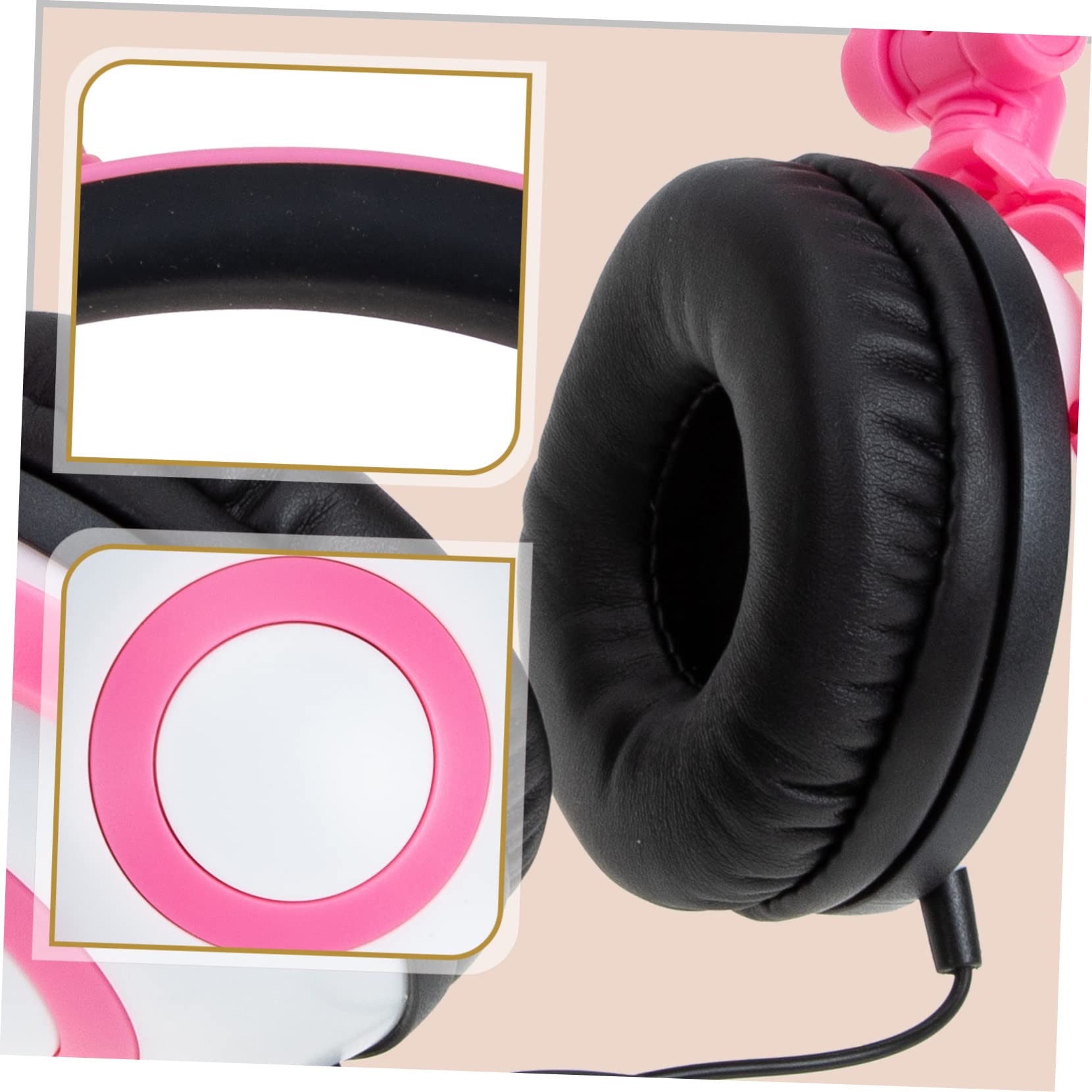 DOITOOL Auriculares Orejas de Gato para Niños, Cómodos y Ajustables, Diseño Adorable y Sonido Estéreo para Uso en Escuela y Viajes