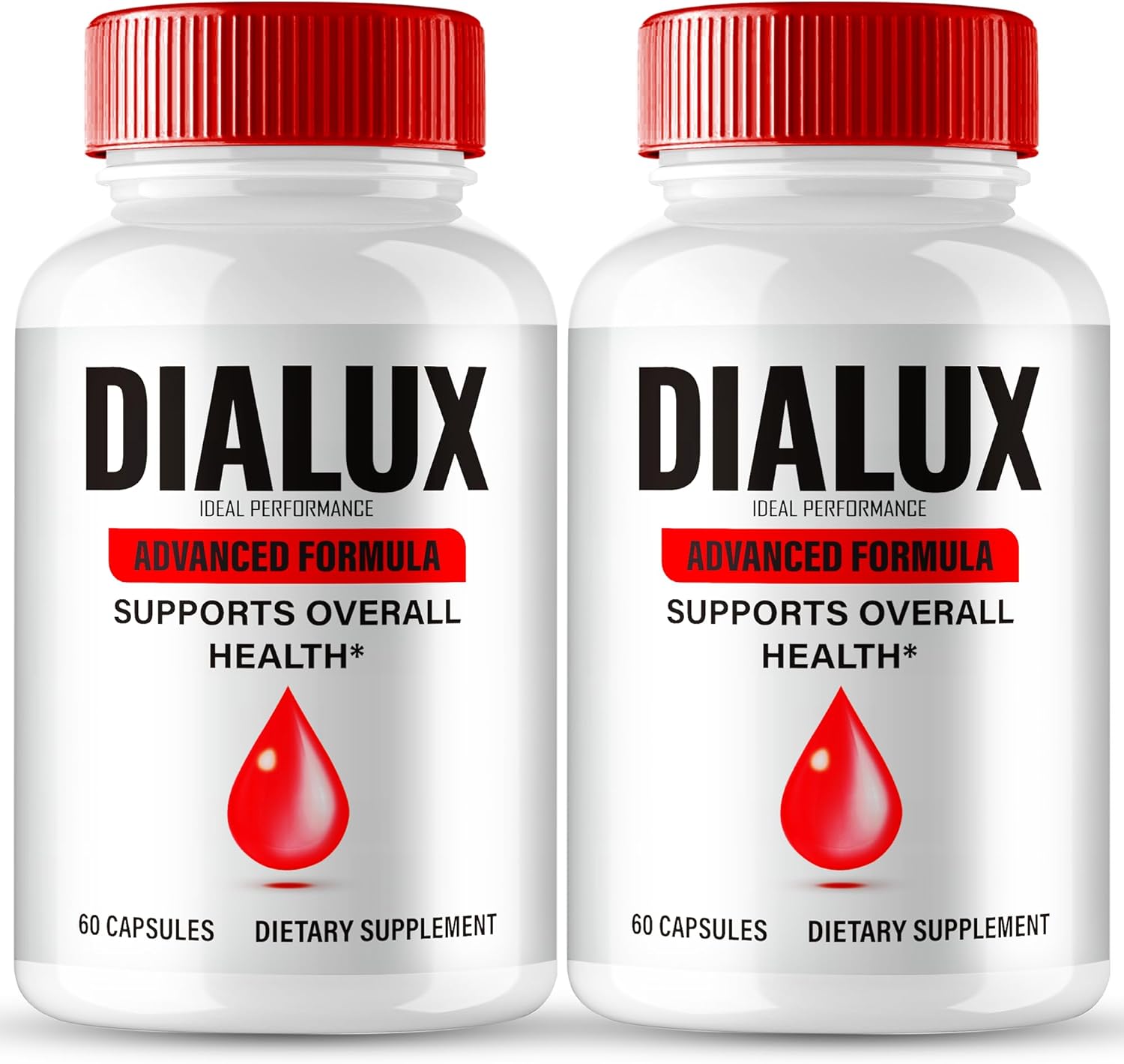 IDEAL PERFORMANCE Dialux Blood Capsules, Dialux Blood Formula Support Supplement Pills, Premium Formula for Healthy Circulation & Stable Levels, All Natural Dia Lux Pills Reviews (2 Pack)