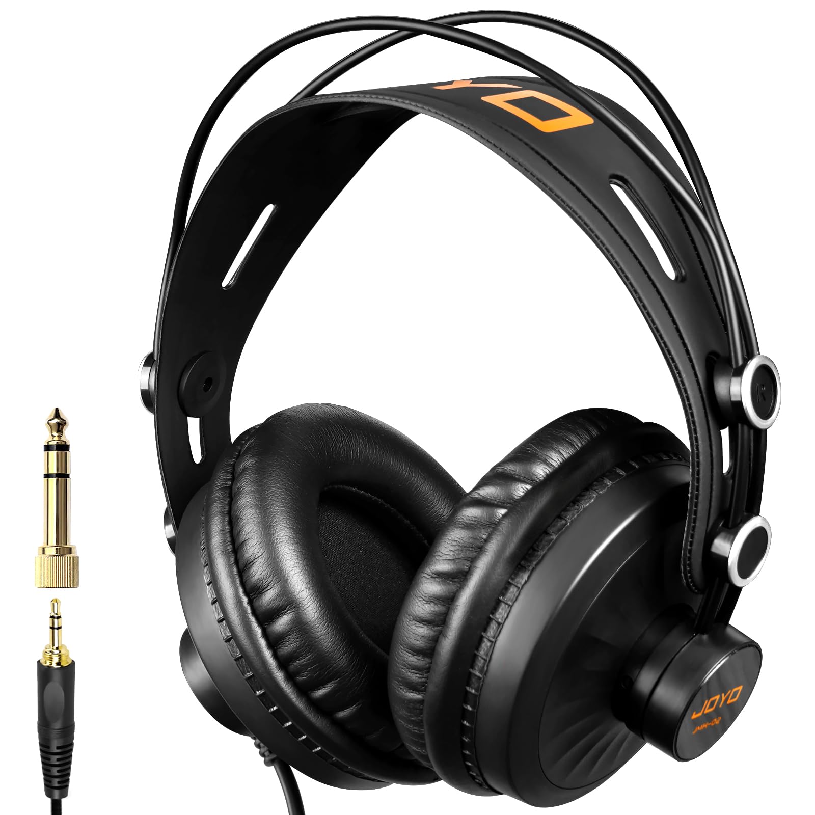 Studio Monitor Headphones, 50mm Drivers Over-Ear with Passive Noise Isolation, Flat Respo…