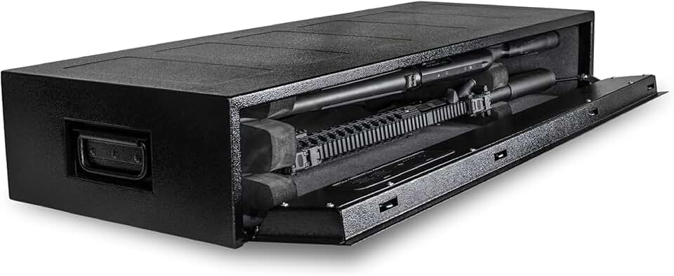 Hornady RAPiD Safe AR Gun Locker with RFID Touch Free Entry - Tamper Proof Gun Safe Perfect for Storing Gun Accessories, Rifles and Shotguns - Heavy Duty Rifle Gun Safe for Home and Vehicle - 98190