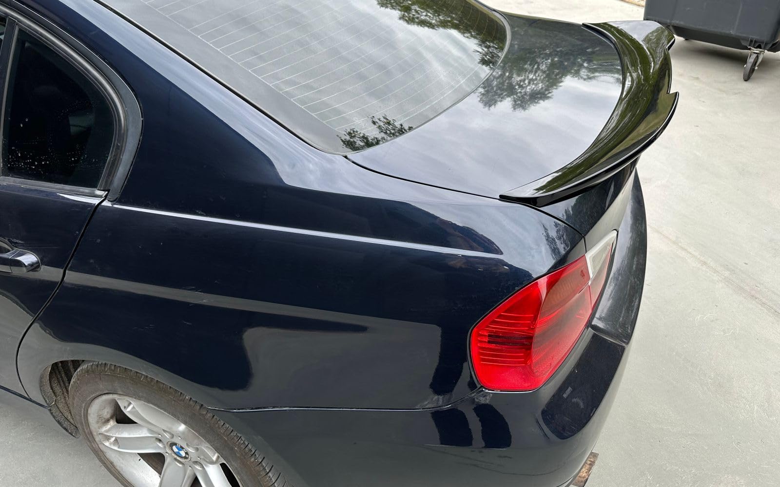 MpTuned E90 PSM Style Spoiler posteriore lucido nero per serie 3 2004-2013 berlina 4 porte 318i 320i 330i 340i m340i 318d 320d 330d 340D 340D