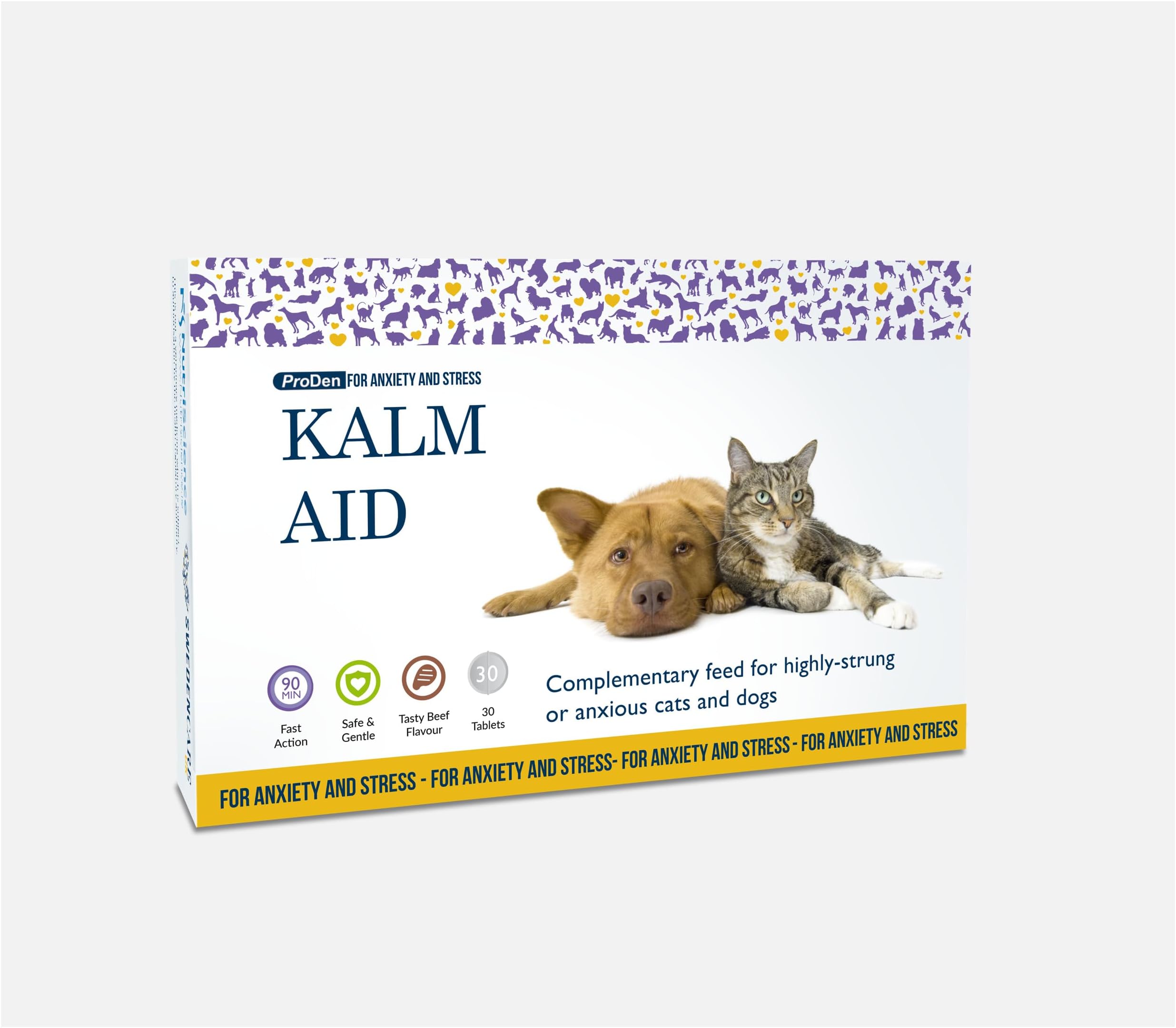 KalmAid Tablets for Dogs & Cats | Reduce Nervousness, Separation ...