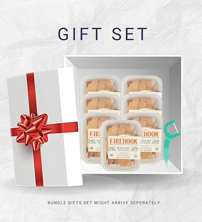 Pack 7x Galletas Firehook Romero y Sal Marina 5.5 oz miniatura 5
