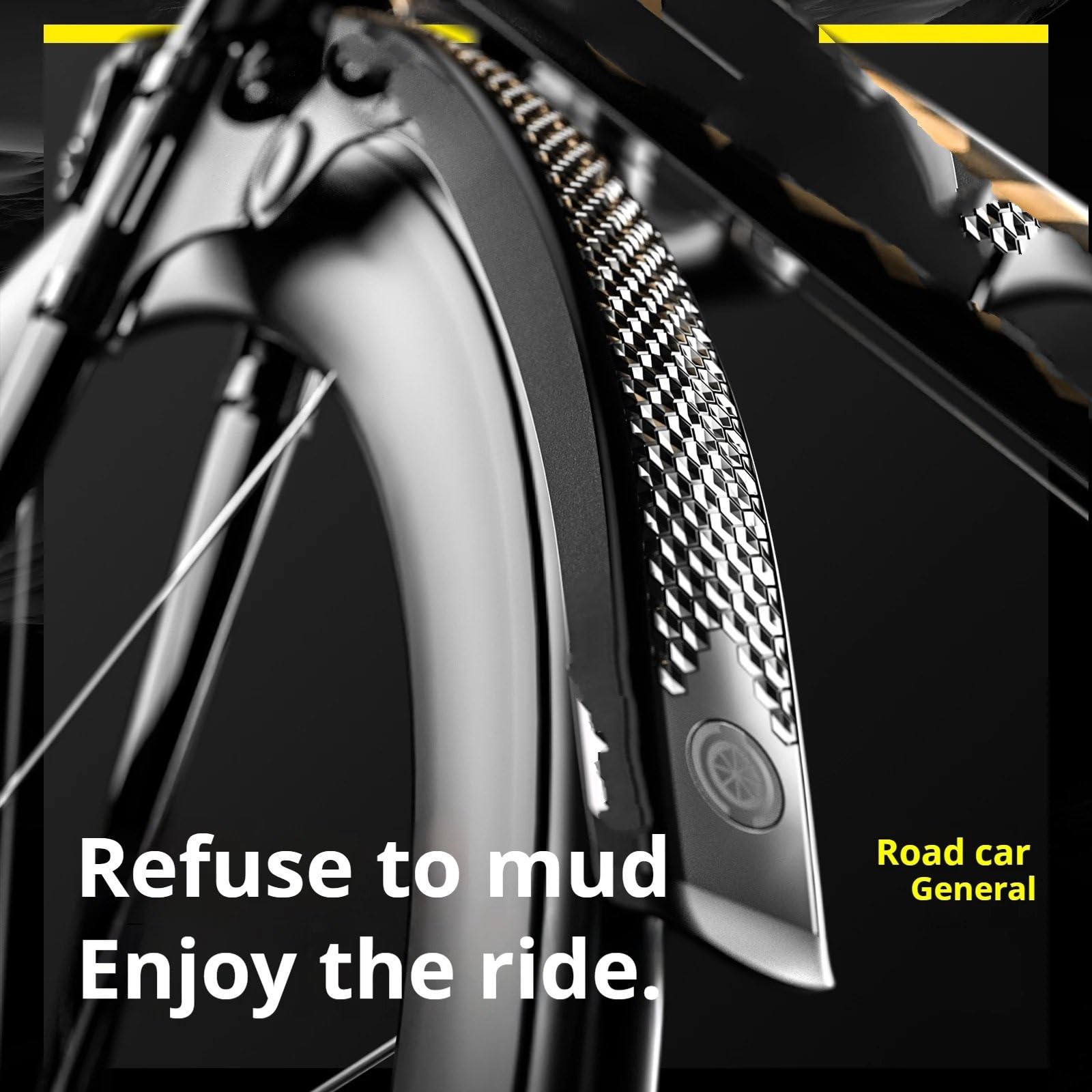 Parafango Accessori per Attrezzatura per Ciclismo su Strada per Mountain Bike, parafango per Ruota Anteriore/Posteriore per Bicicletta parafango Bici