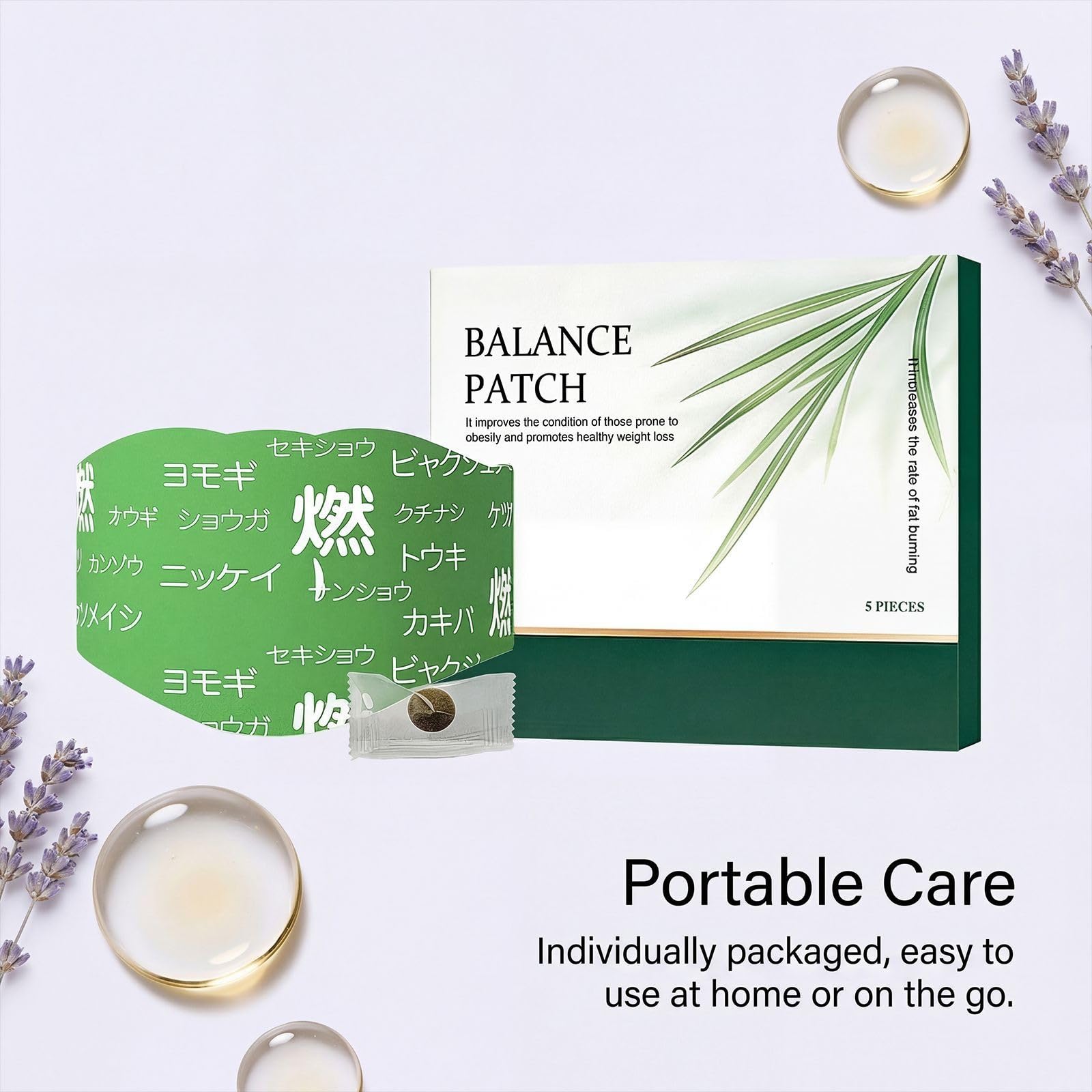 6PCS Balancing Herbal Patch, Hanpo Japanese Herbal Balance Patch, Designed to Relieve Menstrual Cramps, Help Reduce Bloating, Gentle and Non-irritating — Amazon image 4