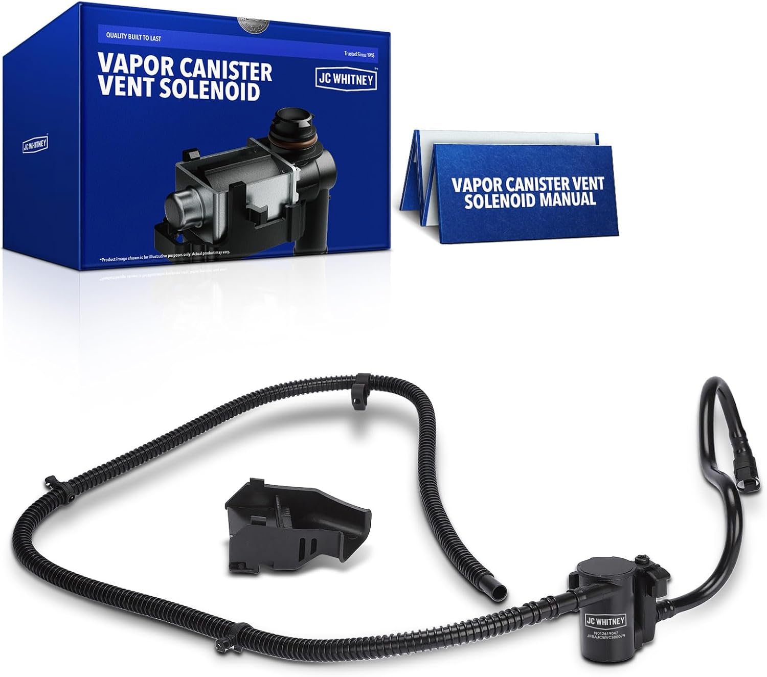 JC Whitney JFBAJCWVCS00079 Vapor Canister Vent Solenoid - Compatible with Chevrolet Silverado 1500 2011-2013, Silverado 2500/3500 HD 2011-2014, Sierra 2500/3500 HD - 4.3L 4.8L 5.3L 6.0L 6.2L