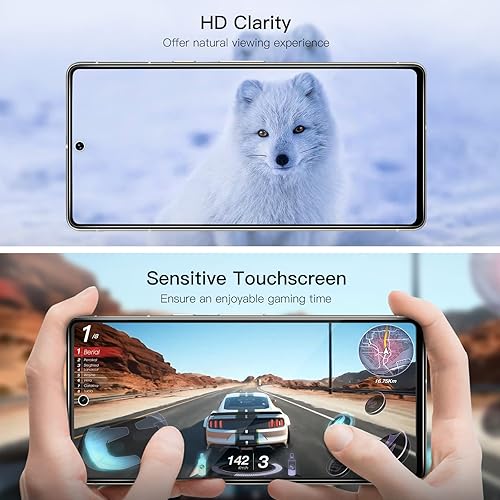 Miniatura 8 de JETech Protector de pantalla para Google Pixel 7 con protector de lente de cámara, herramienta de fácil instalación, película de vidrio templado,