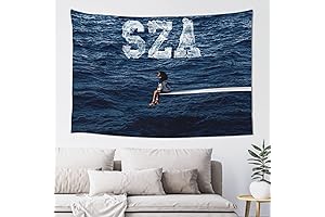 SZAS Tapestry American Singer Tapestry Wall Hanging Backdrop for Bedroom