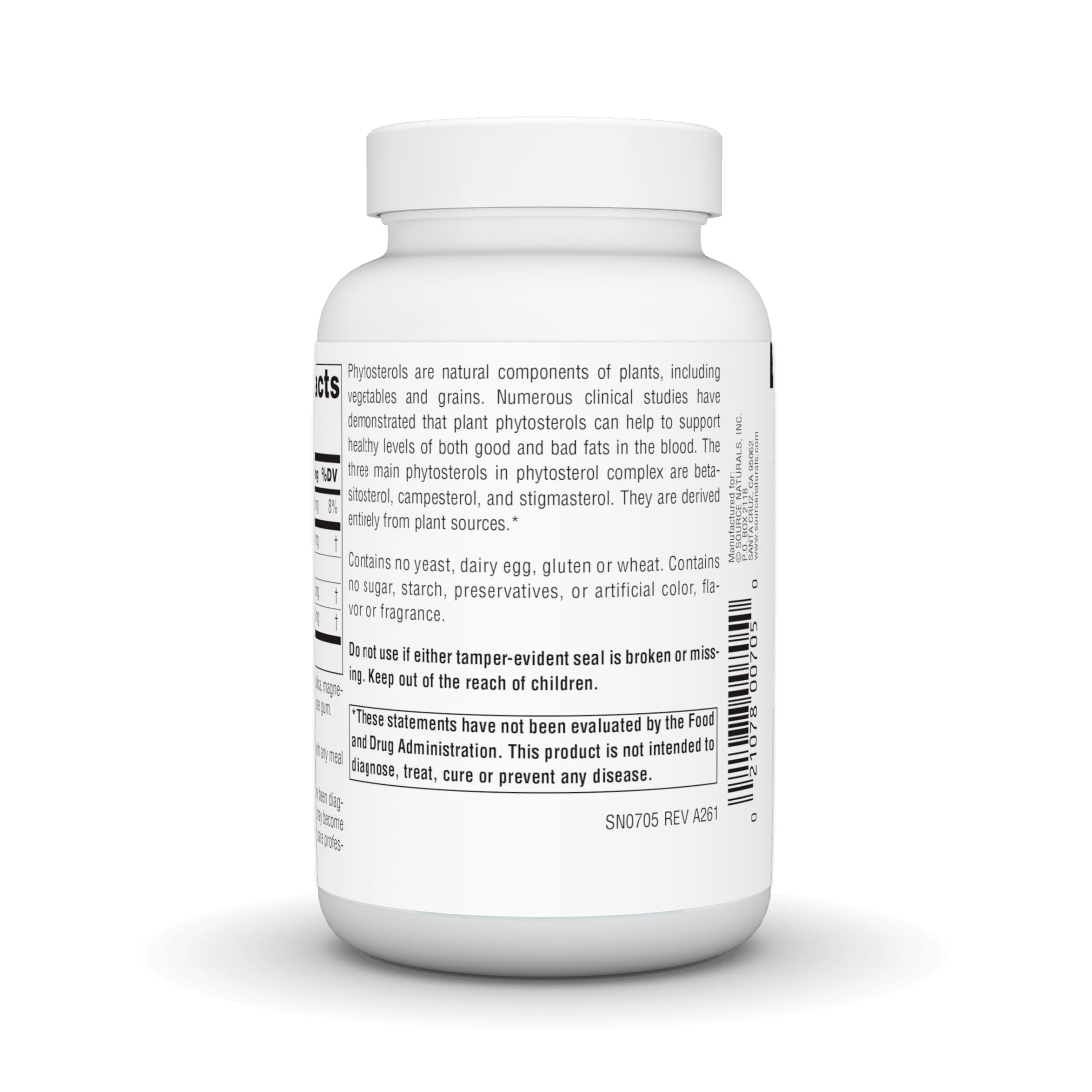Beta-Sitosterol 180 Tablets — Amazon image 4