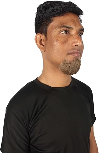 Miniatura 8 de HPO Barba de cabra falsa para hombres adultos Cabello facial humano